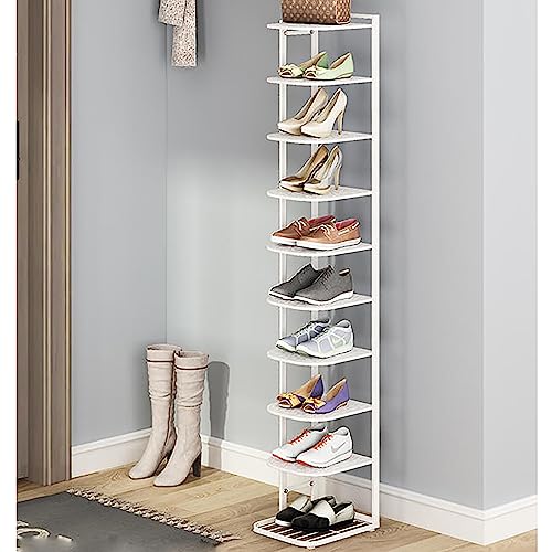 Rangement chaussures vertical 10 niveaux pour placard encombré