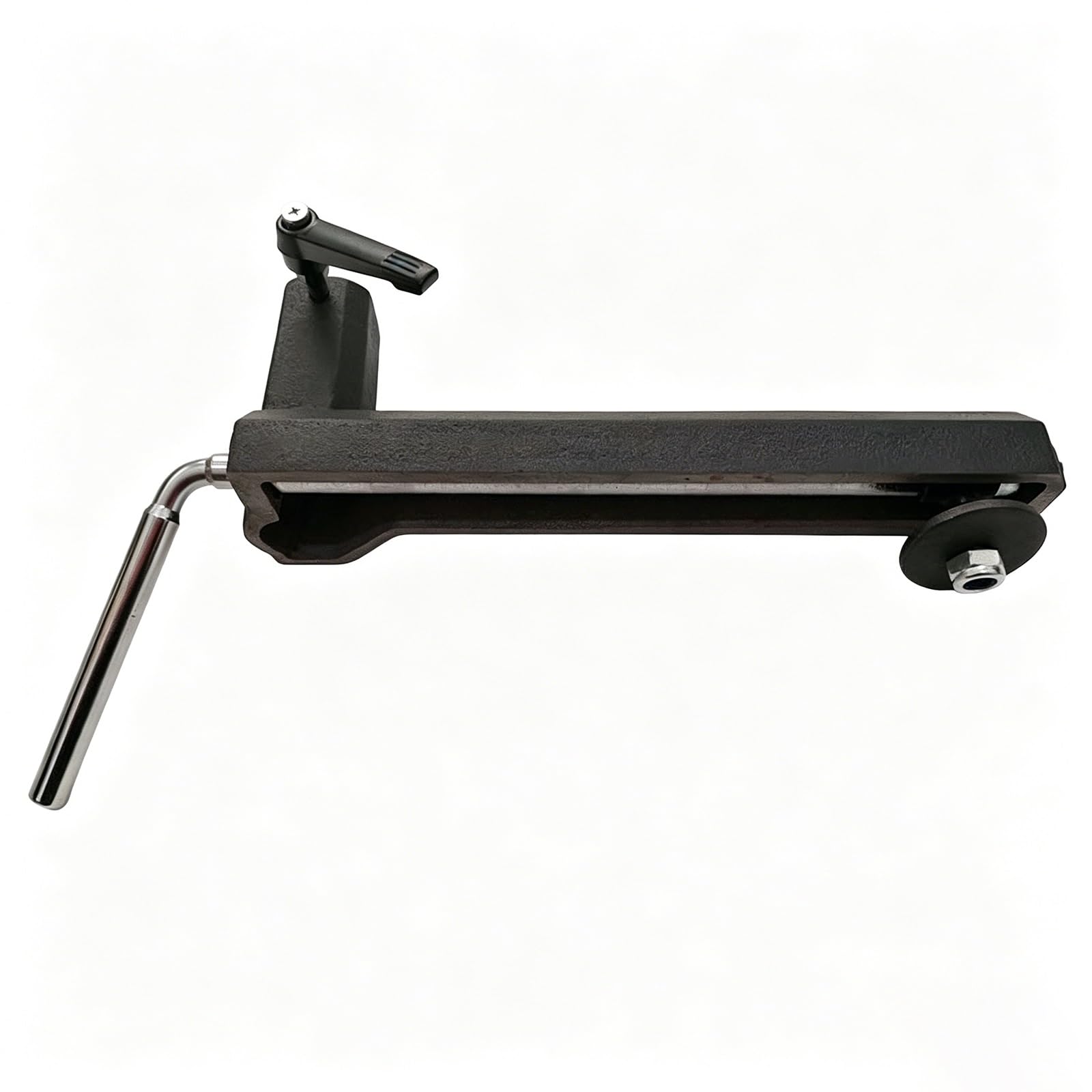Base de soporte para herramientas de torno de madera, hierro fundido de 11 pulgadas, orificio de 16 mm/25,4 mm, ideal para aficionados y artesanos que dan forma a platos de madera, jarrones, cuencos