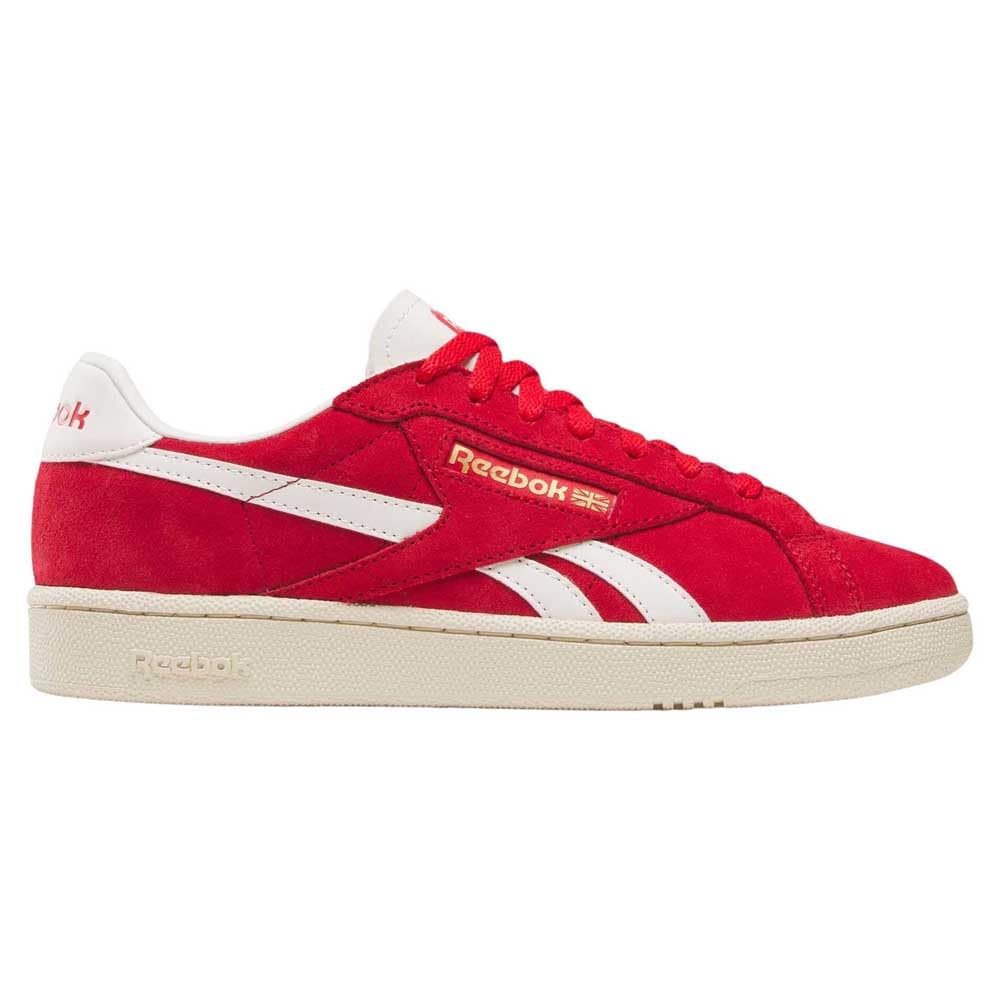 Reebok Men's Club C Grounds UK Trainers, Vectorred Paperwhite Chalk, 9 UK