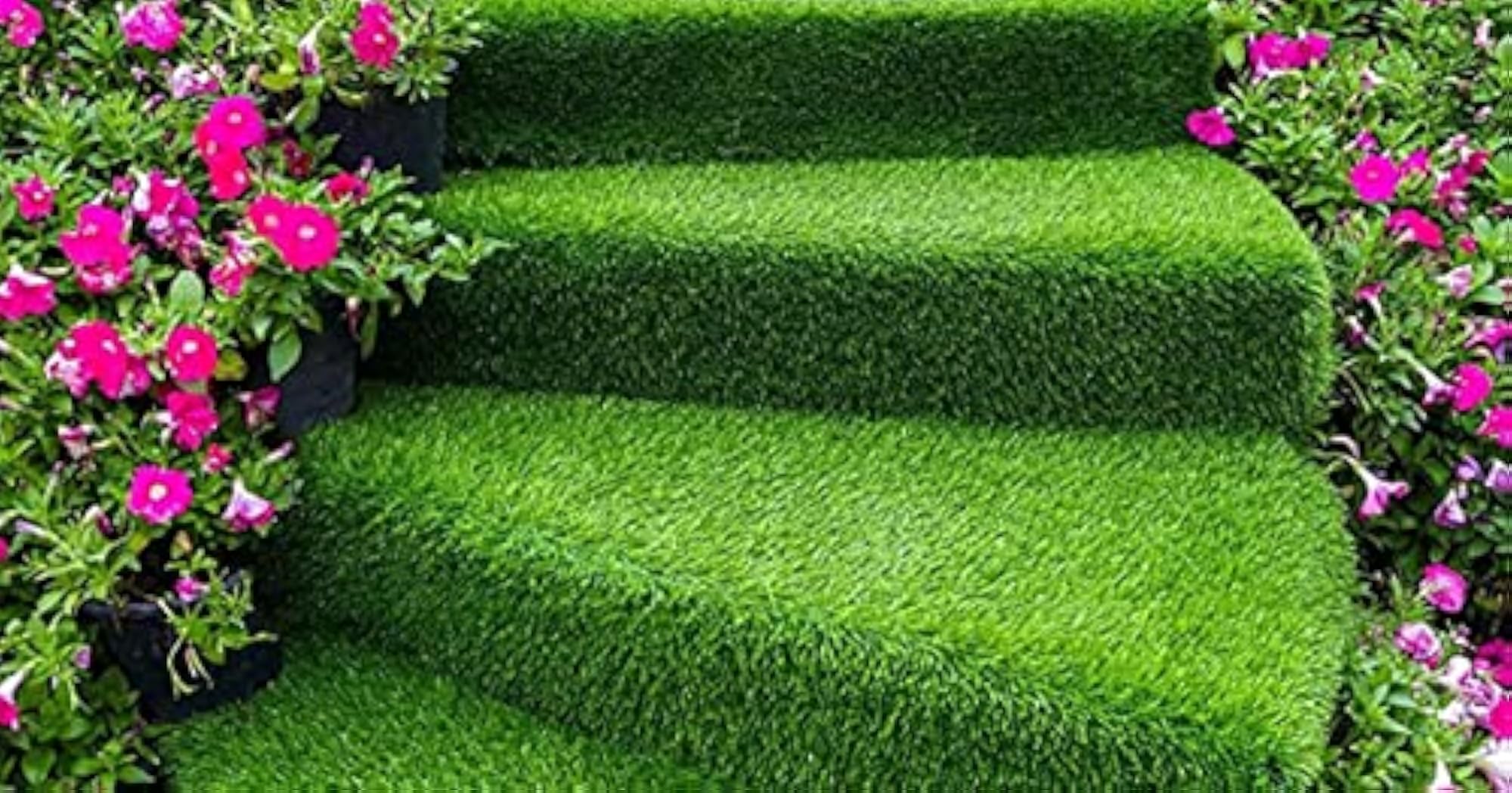 High Density Artificial Grass Mat for Balcony and Garden Decor
