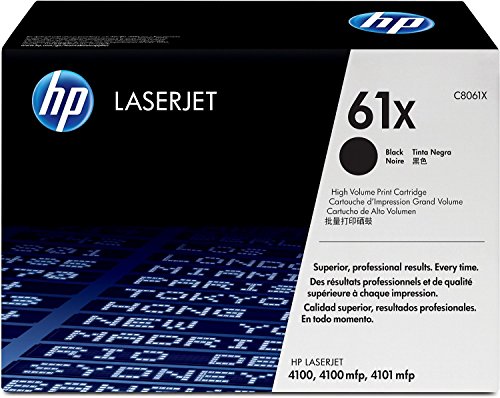 Cartouche de toner noir HP 61X original LaserJet C8061X haute capacité
