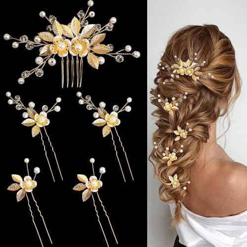 XFSRG 5 Pezzi Accessorio per Capelli Decorazioni Capelli da Sposa