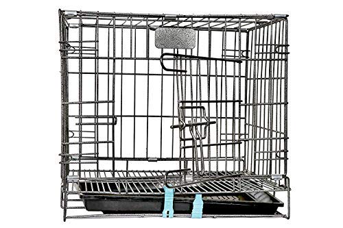 PSK PET MART Single Door Folding Metal 18 INCH Antique Black with Removable Tray Rabbit Puppies Dog Cage/Crate/Kennel (43 cm x 31 cm x 39.5 cm) (B08NGNM7G7) Amazon Price History, Amazon Price Tracker