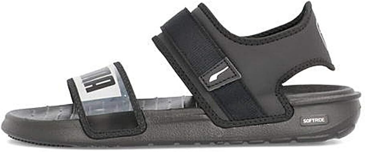 Amazon プーマ Puma レディース コンフォート サンダル ソフトライドサンダル軽量 クッション性 美脚 カジュアル デイリー スポーツ ウォーキング Softride Sandal Wns プーマブラック プーマホワイト 24 0cm Puma プーマ スポーツサンダル