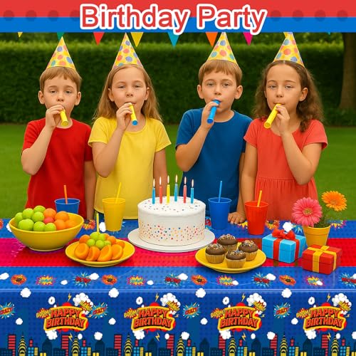 50% Off 3-Pack Hero Party Tablecloths - Only $4.99 - Image 2