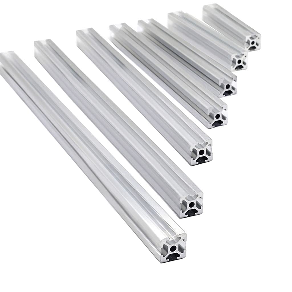 Extrusión De Perfil De Aluminio De 4 Piezas, 100 Mm, 200 Mm, 400 Mm, 500 Mm Y 800 Mm De Longitud, Riel Lineal For Banco De Trabajo De Impresora 3D CNC DIY(800mm)