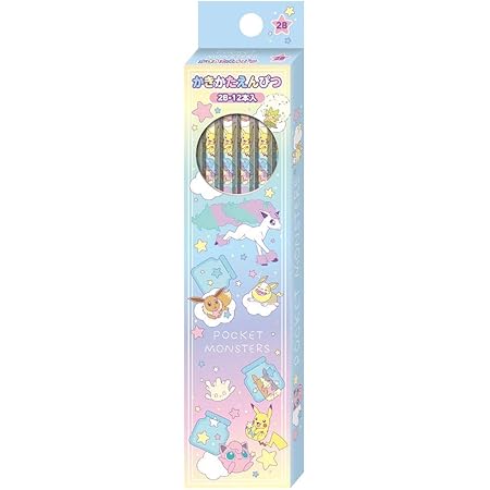 Amazon Co Jp ポケモンセンターオリジナル 2b鉛筆12本セット ピカピカスクール Yl ホビー