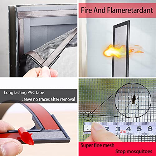 ACUY Zanzariera Finestra Magnetica 70x150cm