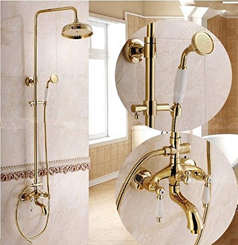 Robinet de baignoire couleur dorée Gowe pour transformer votre salle de bain en spa privé