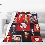 Throw Blanket Cute Flannel Soft Blanket Plush Fuzzy Cozy Blanket Bedding Room Decor for Dormitory Living Room (50'x40')