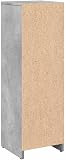 vidaXL Bathroom Cabinet Concrete Grey 30x30x95 cm Engineered Wood - 8