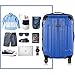 Goplus Expandable Carry On Luggage, 20-inch ABS Hardside Travel Bag, Lightweight Trolley Suitcase with Spinner Wheels