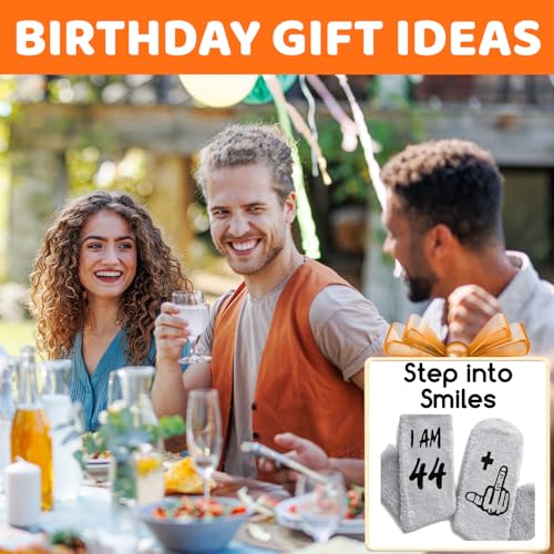 Image of HAPPYPOP 45TH Birthday Gifts - Socks for 45 Year Olds, Gifts for 45 Year Old Women Men
