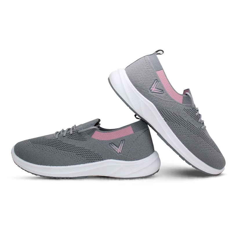 WalkLine Gym Shoes for Women Casuals for Women | Everyday Basic Sneakers for Women | Comfortable & Lightweight, Running Sneaker for Ladies & Girls Grey (B0CXPRFKHC) Amazon Price History, Amazon Price Tracker