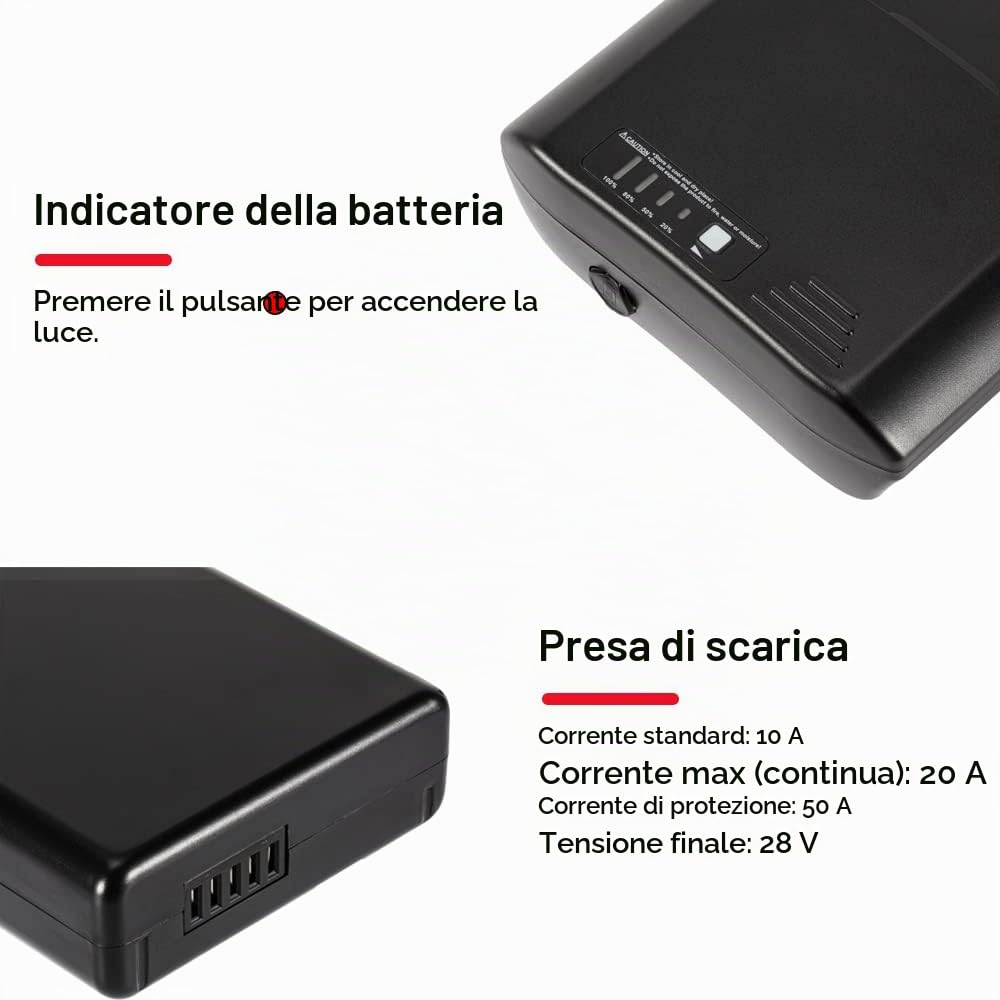 SEASON Ebike Batteria di ricambio 36V 10.4Ah / 14Ah agli Ioni di Litio Batteria per bici elettrica MIFA Zündapp, sistema di trasmissione Ansmann