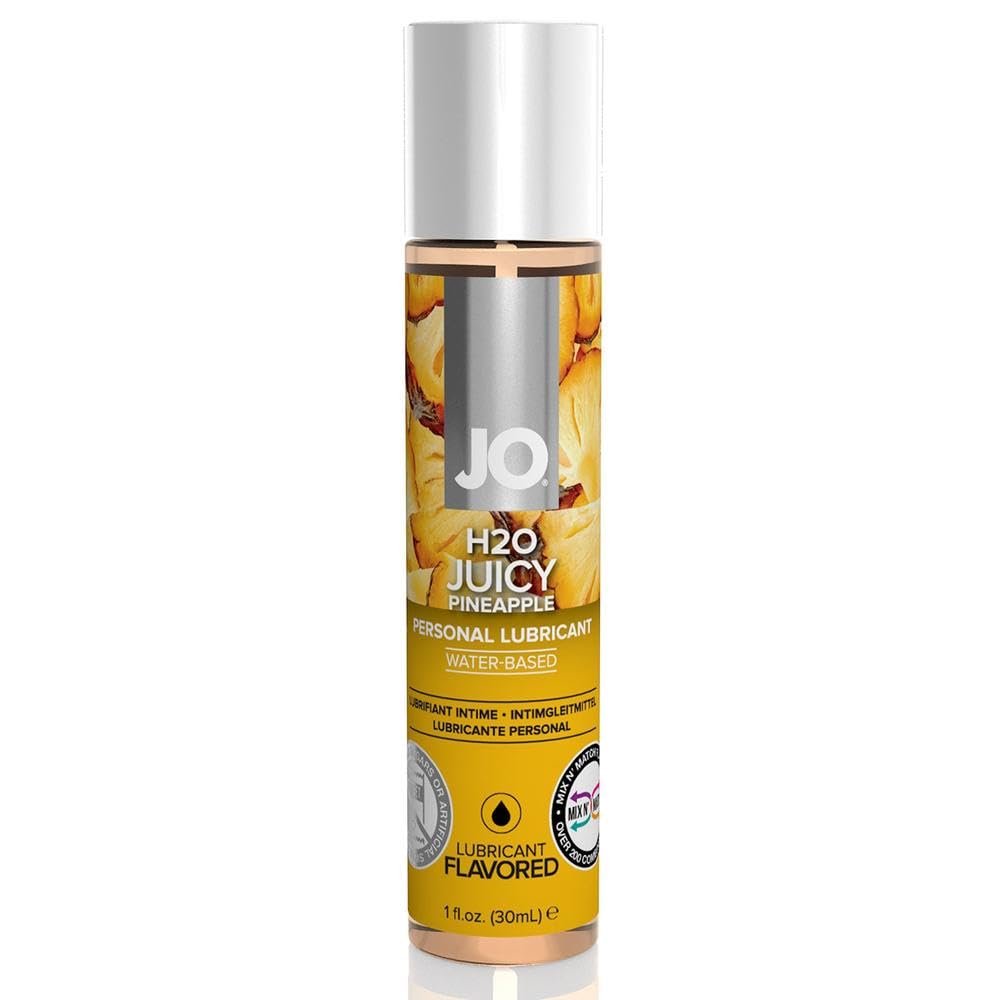 System Jo H2O Flavours Water Based Personal Lubricant, Juicy Pineapple, 30 ml