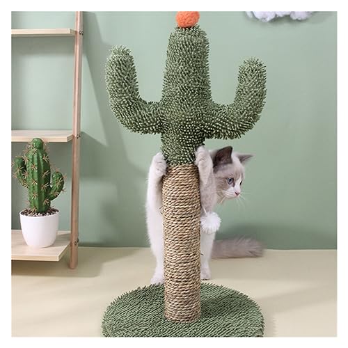 Arbre à chat cactus et tour griffoir vert pour petits et grands félins - 3