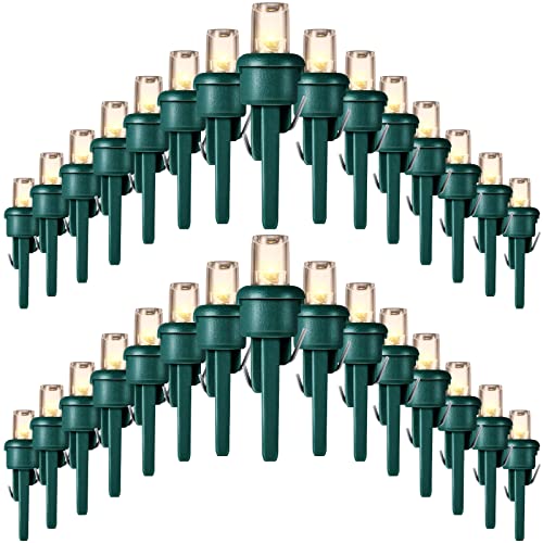 Honoson 180 Count 5 Mm Led Christmas Replacement Bulbs Bulk Wide Angle Christmas Light Bulb Xmas Tree String Light Replacement Bulb Festival Light Decoration cover
