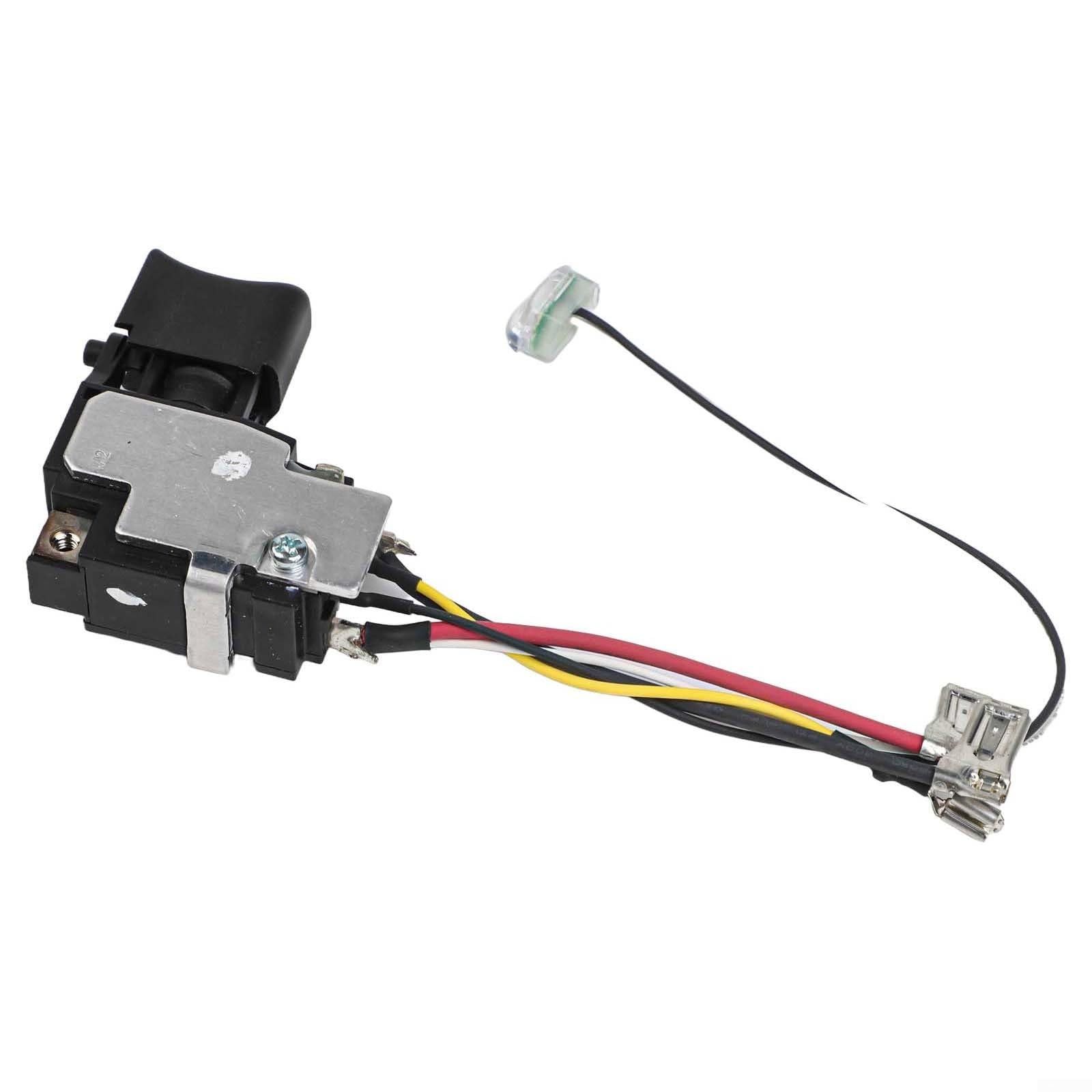 Interrupteur de rechange pour visseuse à percussion sans fil DTD152 632F26-6 6507529 - Interrupteur en métal robuste compatible avec DTD152Z DTD152RME DTD152RME DTD152RFE - Installation facile