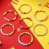 Soccer Bracelets for Women Men,Match Day Team Pride Accessories for 2026 Soccer Tournaments, Game Day Flag Color Wristband