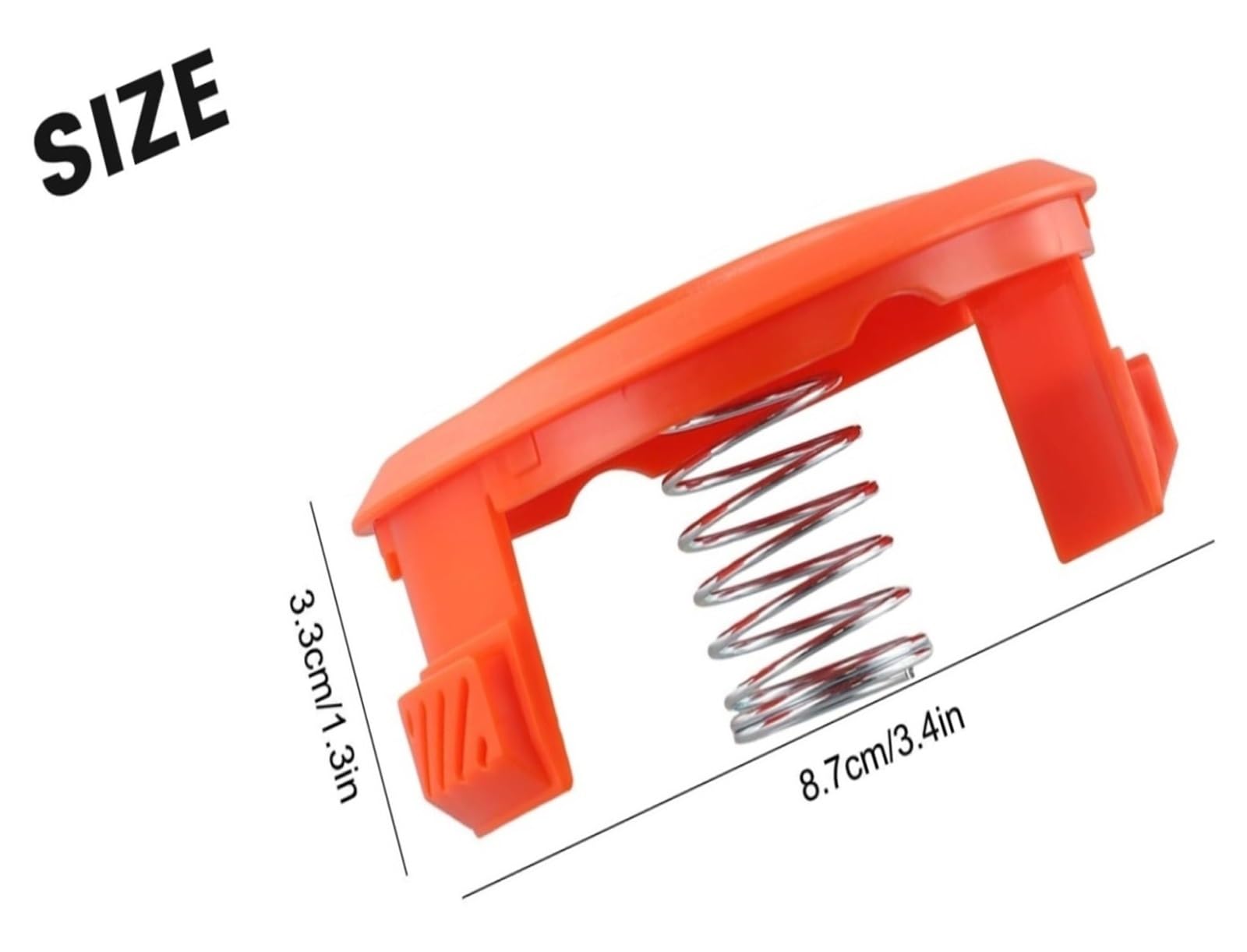 Cappuccio for rocchetto di decespugliatore con molla for Black & Decker for STC1820PC STC1840 ST5530 STC1815 Accessori di ricambio for decespugliatore(10)