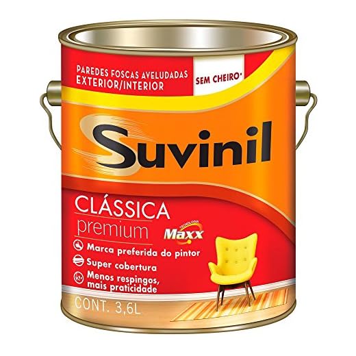 Tinta Suvinil para parede latex PVA classica 3,6L - Gelo - 53363406