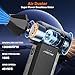 JVSCAM X3 Compressed Air Duster - Electric Air Duster with Brushless Motor,3 Gear Adjustable - mini Snow Blower- Rechargeable Air Duster for PC, Keyboard, Car,Outdoors,Home,Snow and Leaves Clearing