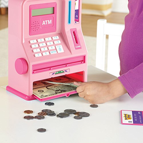 Learning Resources Teaching Atm Bank, Pink, 32 Pieces #TOP5