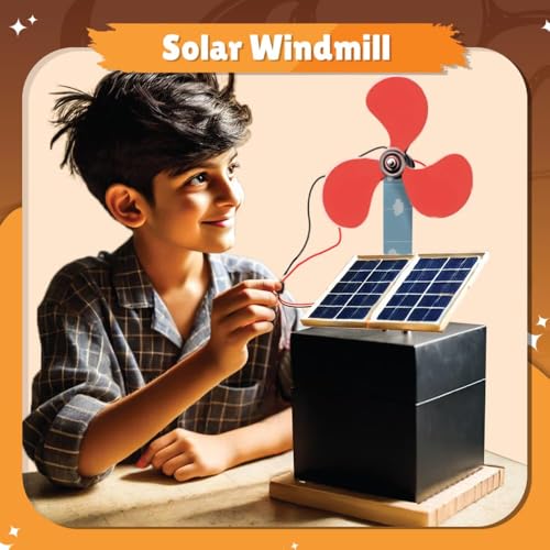 Image of PW Science Project Kit Working Model & Experiment Kit for Kids, Electronic Toys for Boys 7-14 Years with Solar Panel, Windmill & 100+ Electric Circuits (School Project Kit)