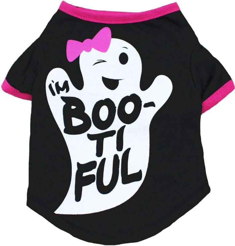 Petitebella Hunde-Hemd mit Halloween-Motiv, Größe S