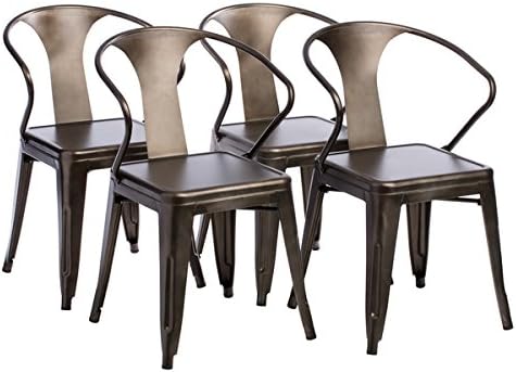 Vintage Tabouret Stacking Chairs (Set of 4) (31" high x 20" wide x 19" diameter)