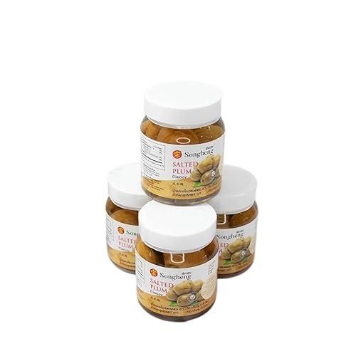 ส่งเฮง Premium Pickled Plums - Traditional Salted Whole Plums, Keto
