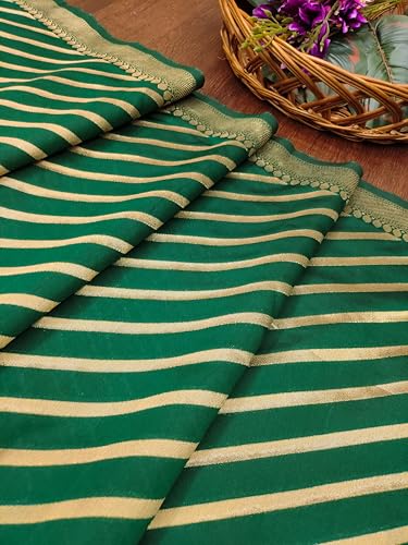 Image of DEVANGI Women's Banarasi Silk Unstitched Salwar Suit Dress Material With Dupatta