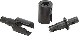 Center Drive Cup Set,Steel Center Outdrive Set for Losi Baja Rey 1/10 for Losi Hammer Rey U4 RC Car Upgrade Part Center Drive Cup Set Center Outdrive Set Steel Center Outdrive Set(Black)