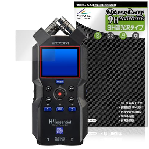 �~���r�b�N�X ZOOM H4essential Handy Recorder �Ή� �ی� �t�B���� ���d�x 9H ���� PET�� �����K���X�����̍d�x ���{��