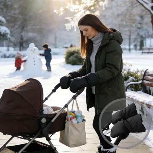 XGOPTS Baby Stroller Warm Muffs Gloves Winter Universal Hand Warmer Mittens - 1