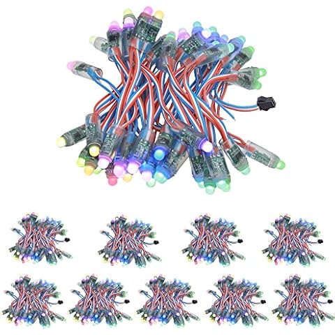 ALITOVE 500pcs WS2811 RGB LED Pixels Cover