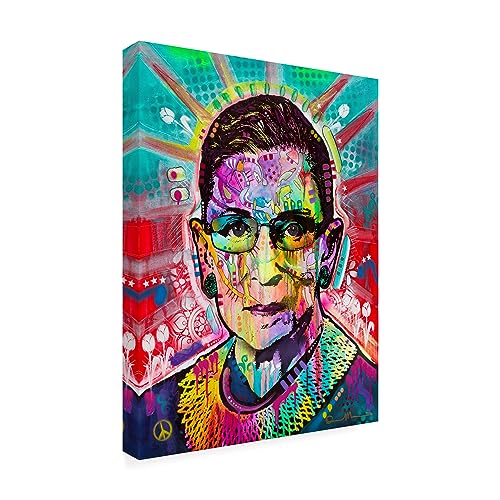 Wrapped Canvas Wall Art - Dean Russo 'Ruth Bader Ginsburg'