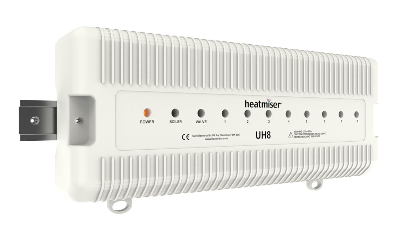 Heatmiser UH8-8 Zone 230v Underfloor Heating Wiring Centre
