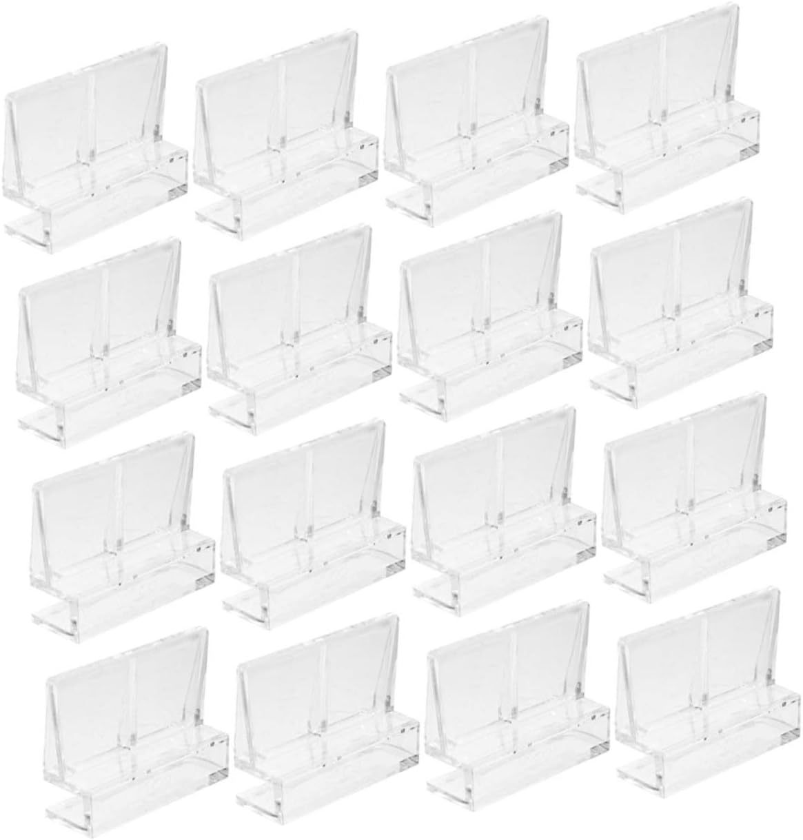 Ipetboom 32pcs Aquarium Lid Support Clips Sturdy Fish Tank Holder Clamps for Glass Easy Installation Design for Secure Lid Support Aquariums