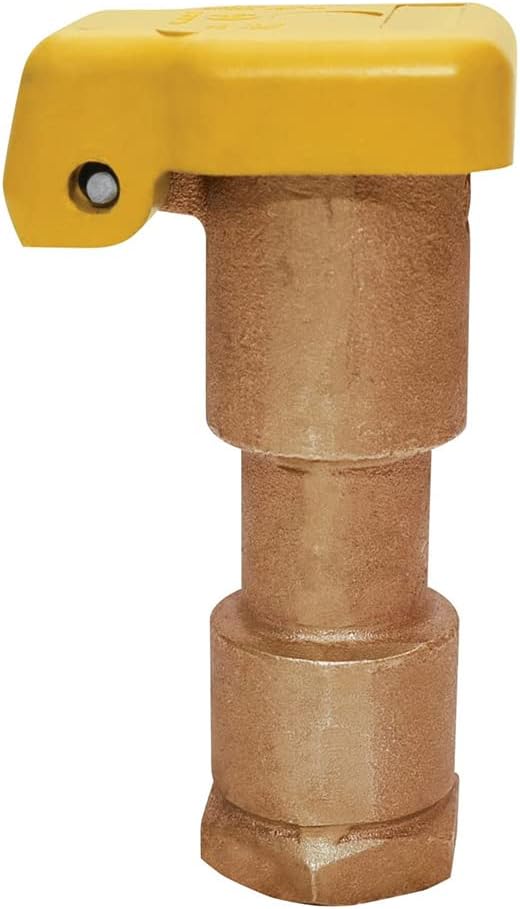 Underhill Gold Series Quick Coupler Valve, Single Slot 1 1/2-Inch FPT Inlet, Sprinkler Garden Irrigation System, Solid Brass, Rubber Cover, QV-150R