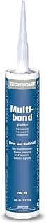 TECHNOLIT Multibond Adhesive and Sealant Crystal Clear 310 ml Glass Wood Metal Plastic