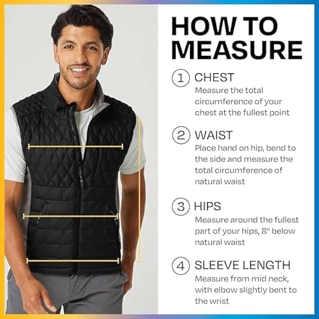 Men¡¯s Dash Weighted Quilted Vest, Weighted Blanket Inspired Clothing for Sensory Issues