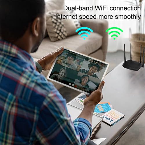 Image of 2026 Lastest Tablet 10 inch Android Tablet with 14GB RAM 128GB ROM, Octa-Core 2.0 GHz, 8000mAh Battery, 5G WiFi, BT 5.0, HD IPS Touchscreen, GMS, 5 MP + 8MP Dual Camera,Tablet with Keyboard Mouse,Gold