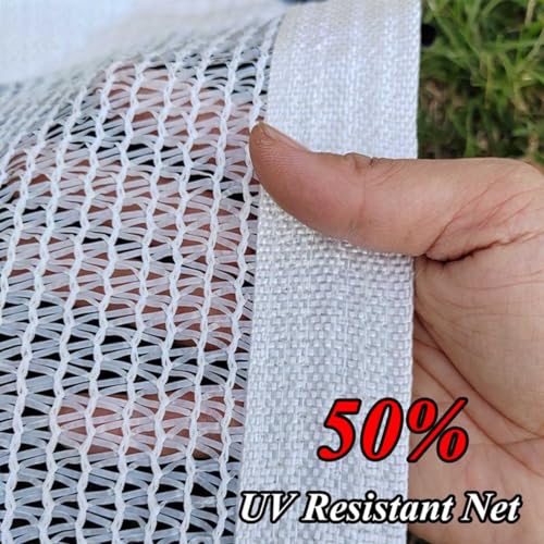 Filet d'ombrage blanc anti-UV à oeillets pour protection serre - 6