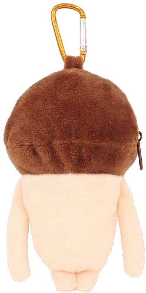 Amazon.co.jp: ティーズファクトリー なめこカラビナ付き ぬいぐるみ