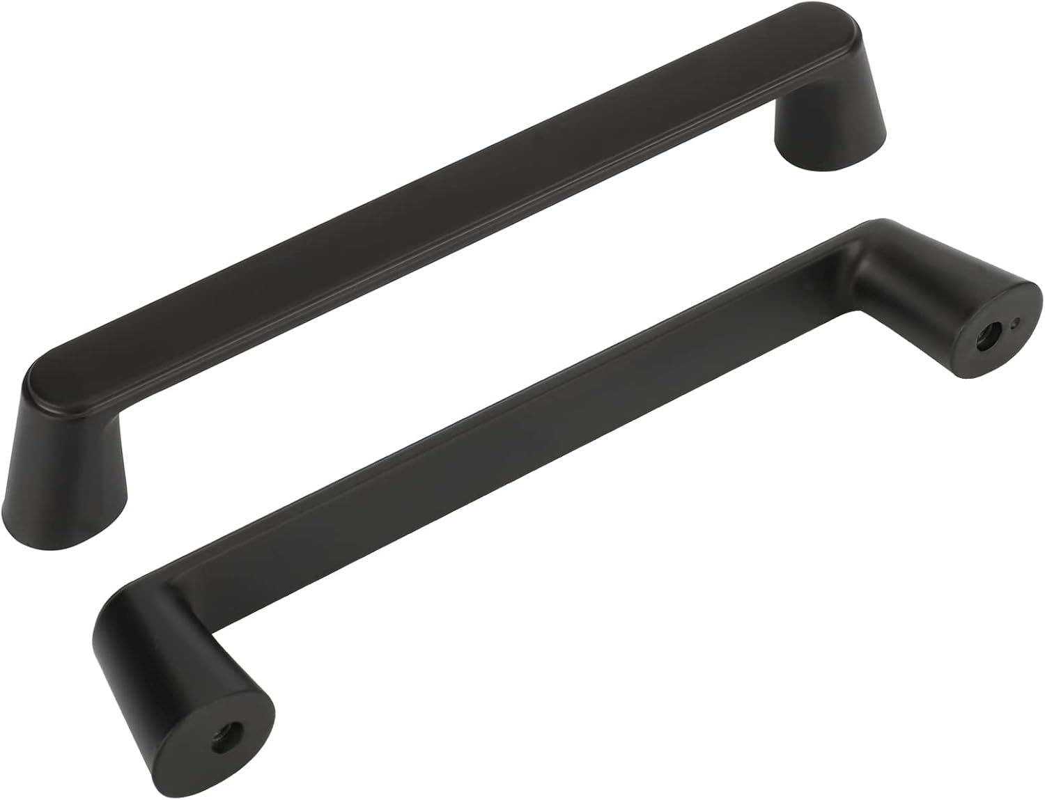 homdiy 10 Pack 5inch Black Pulls Matte Black Handles