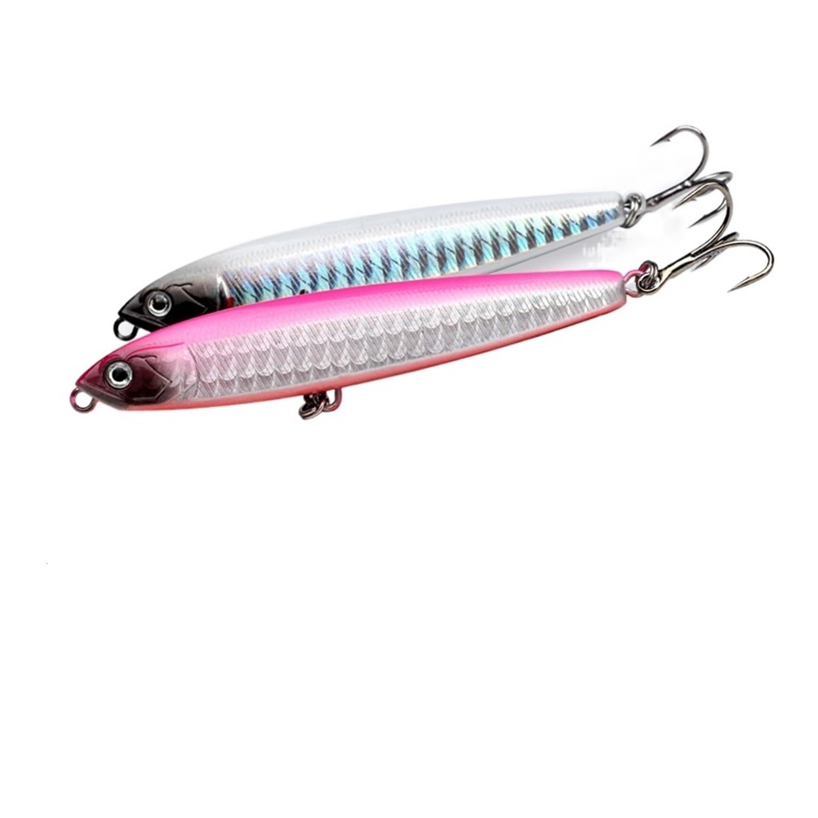 XILILHC 10 Stück Tackle Pencil Sinking 13g 16g 24g Minnow Angelköder Harter Köder Hochwertiges Vibrierendes Licht Süßwasser Meerwasser