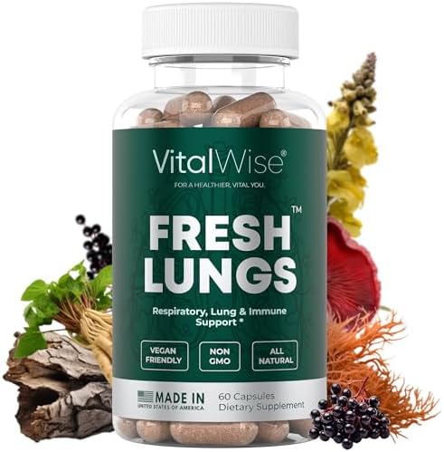 Mullein Leaf Extract Supplement- Herbal Respiratory Supplement - for Lung Cleanse,Support Better Respiratory & Immune Function