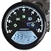 MPH/KMH 124MPH/ 199kmh 12000 rpm LCD Digital Speedometer Tachometer Odometer for 4 stroke 1/2/4 Cylinders Motorcycle